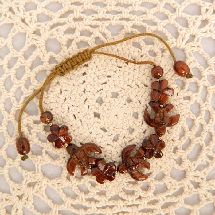 コアウッド ハワイ製 ハワイアンコア ブレスレット #01 ハワイアンコア製 一点もの ハワイアンジュエリー