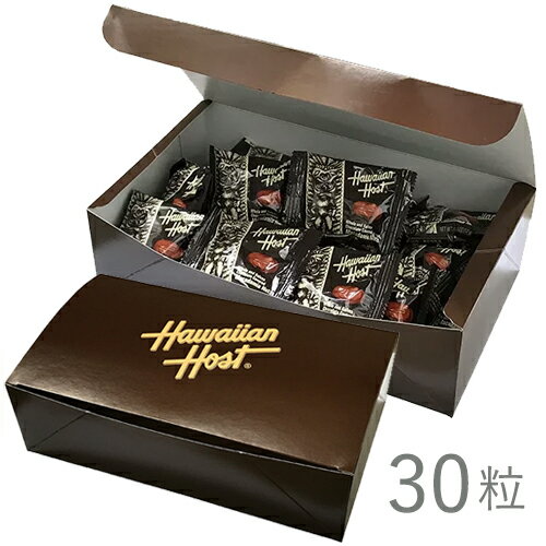 【ハワイアンホースト公式店】マカデミアナッツチョコレートTIKI30袋ギフトボックス