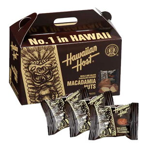 【ハワイアンホースト公式店】マカデミアナッツチョコレートTIKI　BOX 4粒｜ハワイ　お土産
