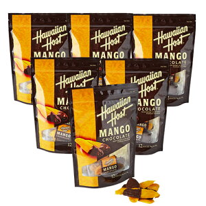 【ハワイアンホースト公式店】ドライマンゴーチョコレート(12袋)6セット｜ハワイ　お土産