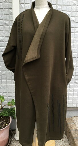 MMJドレープロングコーディガン オヘカパラKHA Lサイズ ゆったり MMJドレープロングコーディガン オヘカパラKHA Lサイズ ゆったり