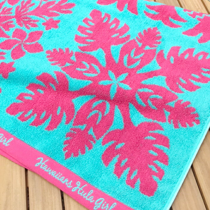 キルト柄 バスタオル 　ピンク×ブルー / グリーン×イエロー