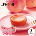 チーズタルト桃 (3個入) 柏屋 もも スイーツ ギフト 福島 お土産 お菓子 菓子 御祝 菓子折り 内祝 御供 法事 ギフト 帰省 お中元 季節限定