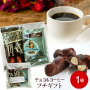 チョコレート＆コーヒー【ハワイのプチギフト】（ハワイアンホースト マカダミアナッツチョコ TIKI バー(2粒入) +ハワイアンパラダイス フレーバーコーヒー ）お配り お菓子 ハワイアン 個包装