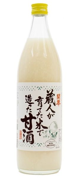 【第一酒造】開華　蔵人が育てた米で造った甘酒　900ml
