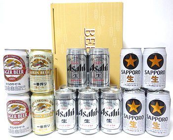 ビール4種(DRY、ラガー、一番搾り、黒ラベル)21本ギフトセット ビール4種(DRY、ラガー、一番搾り、黒ラベル)21本ギフトセット
