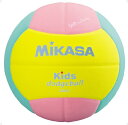 【5/6までポイント10倍】 ミカサ MIKASA スマイルドッジボール 2号 イエロー×ピンク×ライトグリーン ジュニア キッズ ドッチボール 学校体育用品 ...
