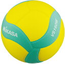 【5/6までポイント10倍】 ミカサ MIKASA バレーボール レッスンバレー 4号 イエロー×グリーン メンズ レディース スポンジボール ソフトバレーボー...
