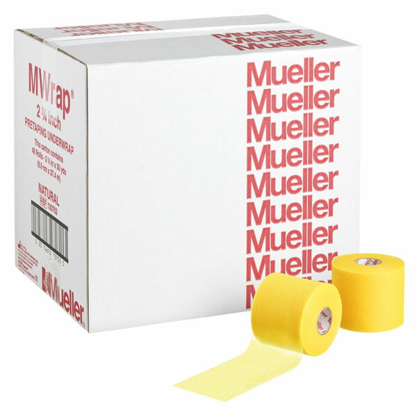  Mueller ミューラー アンダーラップ Mラップカラー 70mm ビッグゴールド 48個入り 130706