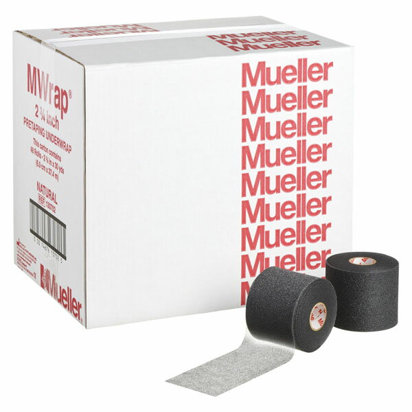  Mueller ミューラー アンダーラップ Mラップカラー 70mm ビッグブラック 48個入り 130707