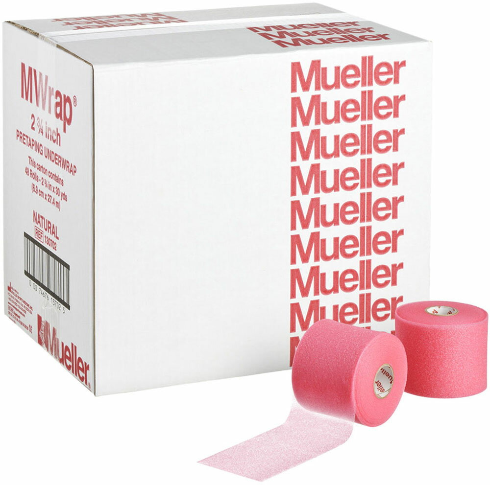  Mueller ミューラー アンダーラップ Mラップカラー 70mm ビッグピンク 48個入り 130714