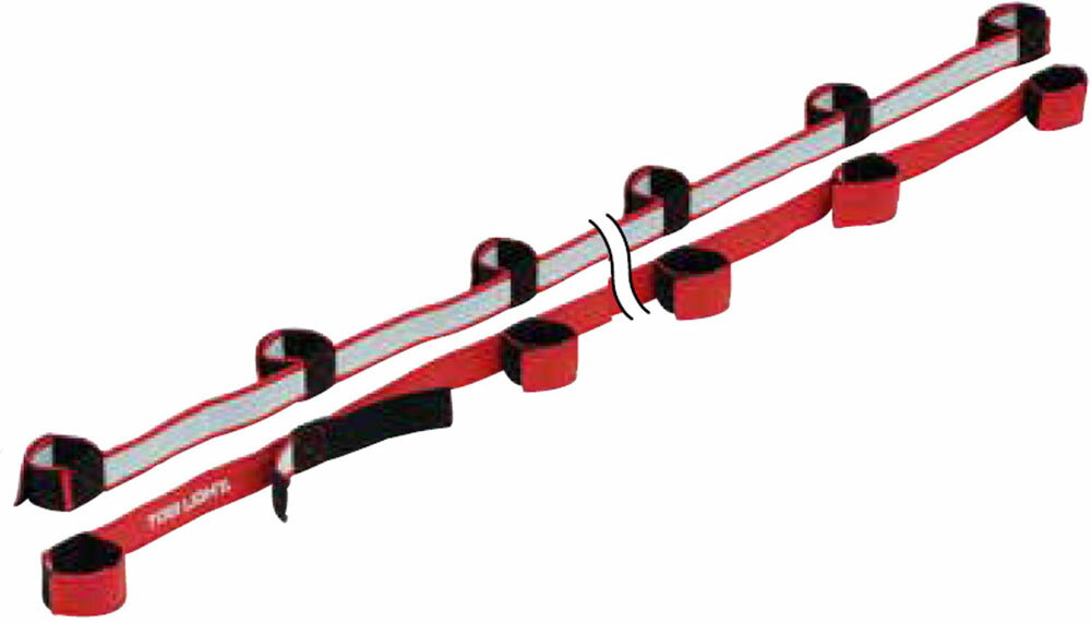 【11/30から全品3%OFFクーポン 先着100回&P10倍】 トーエイライト TOEI LIGHT むかでロープDX10 赤 レ..