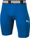 【7/18は全品5%OFFクーポン&P10倍】 プーマ PUMA サッカー コンプレッション ジュニアショートタイツ キッズ 小学生 インナー スパッツ ウェア 練習 トレーニング クラブ 部活 吸水速乾 ワンポイント ロゴ ショーツ 656334 10