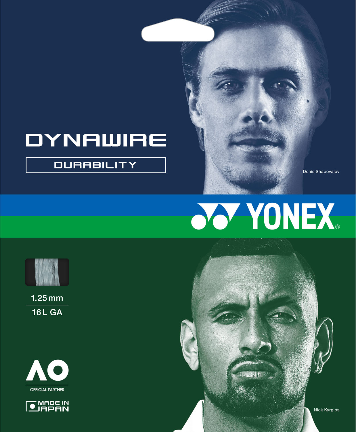 【11/18はポイント10倍】 ヨネックス YONEX テニス ダイナワイヤー 125 DYNAWIRE 硬式 ガット ストリング モノ ナイロン モノフィラメント ワインディング加工 反発 耐久性 オールラウンドストリング TGDW125 284