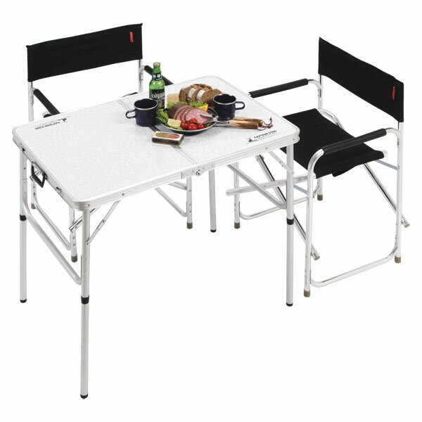 【11/20は全品4%OFFクーポン 先着200回&Pアップ】 キャプテンスタッグ CAPTAIN STAG アウトドア ラフォーレアルミツーウェイテーブル アジャスター付 〈S〉90×60cm UC0511
