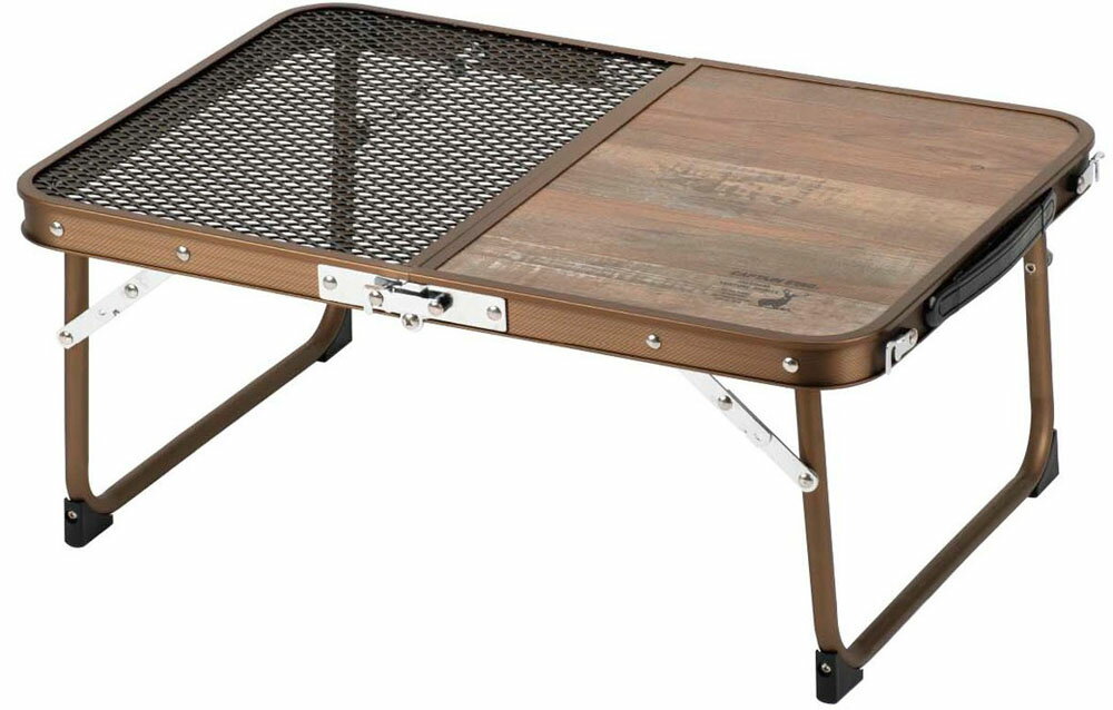 【11/20は全品4%OFFクーポン 先着200回&Pアップ】 キャプテンスタッグ CAPTAIN STAG アウトドア ビストロ ハーフメッシュテーブル 60×40 UC0578