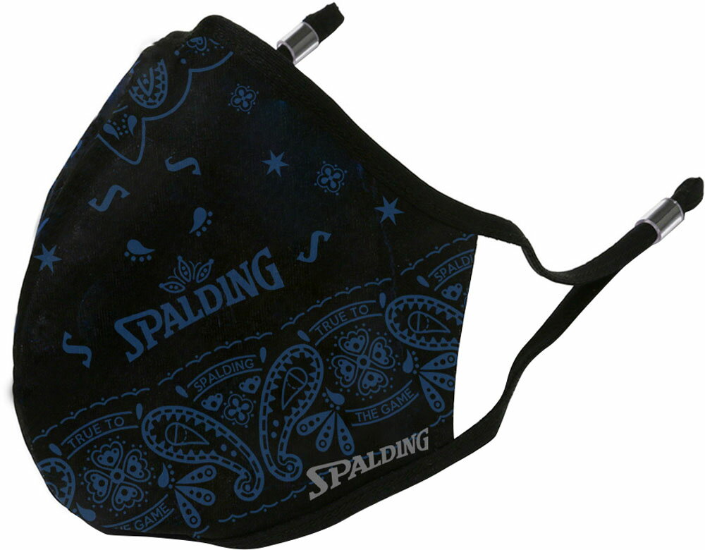 SPALDING スポルディング バスケット フェイスマスク バンダナ ブラック 16－001BB 16001BB