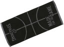 【7/15はポイント10倍】 スポルディング SPALDING バスケット ジャカードタオル ボールモチーフ ブラック 抗菌防臭 吸水 今治産 バスケットボール...