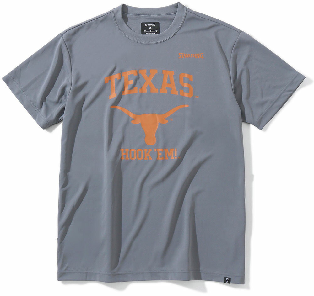 SPALDING スポルディング バスケット Tシャツ テキサス ロゴ HOOK’EM SMT23043TX 2600