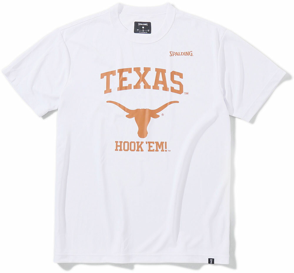 SPALDING スポルディング バスケット Tシャツ テキサス ロゴ HOOK’EM SMT23043TX 2000