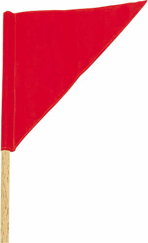 素材：綿・木サイズ：生地部分／25×25cm、旗棒／35cm赤1本入り原産国：日本剣道用の監督旗です。