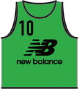 ニューバランス New Balance サッカー ビブス メンズ No.2-No.11 10枚セット トップス 背番号 フットボール ユニフォーム 試合 練習 ...