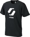 STIGA スティガ 卓球 卓球Tシャツ STIGAロゴTシャツJP－I ブラック 3Lサイズ メンズ レディース シャツ Tシャツ 半袖 練習 練習試合 移動 ロゴT ロゴ入り 1805060108