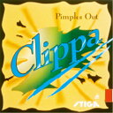 【5/6までポイント10倍】 スティガ STIGA 卓球 表ソフトラバー Clippa クリッパ レッド 中厚 980818