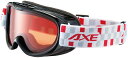 【6/30はポイント10倍】 アックス AXE スキー ゴーグル AX250-WD キッズ ジュニア ダブルレンズ メガネ対応 ヘルメット対応 3~10歳対象 紫外線 スノーボード ウィンタースポーツ くもり止め AX250WD BK