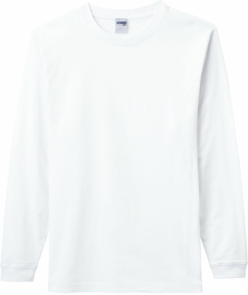 【11/30から全品3%OFFクーポン 先着100回&P10倍】 ボンマックス BONMAX 6.2オンスヘビーウェイトロングスリーブTシャツ ホワイト メンズ...