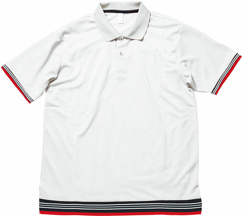 【11/30から全品3%OFFクーポン 先着100回&P10倍】 ボンマックス BONMAX 男女兼用 Tシャツ裾ラインリブポロシャツ メンズ レディース ジュ...