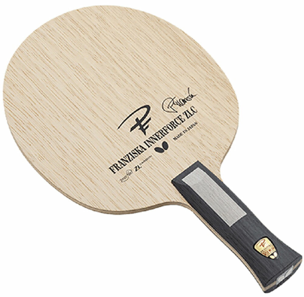【11/20は全品4%OFFクーポン 先着200回&Pアップ】 バタフライ Butterfly 卓球 フランチスカ インナーフォース ZLC ラケット シェーク 攻撃用 アナトミック AN 攻撃的 安定性 練習 部活 反発力 回転 スピン 37122