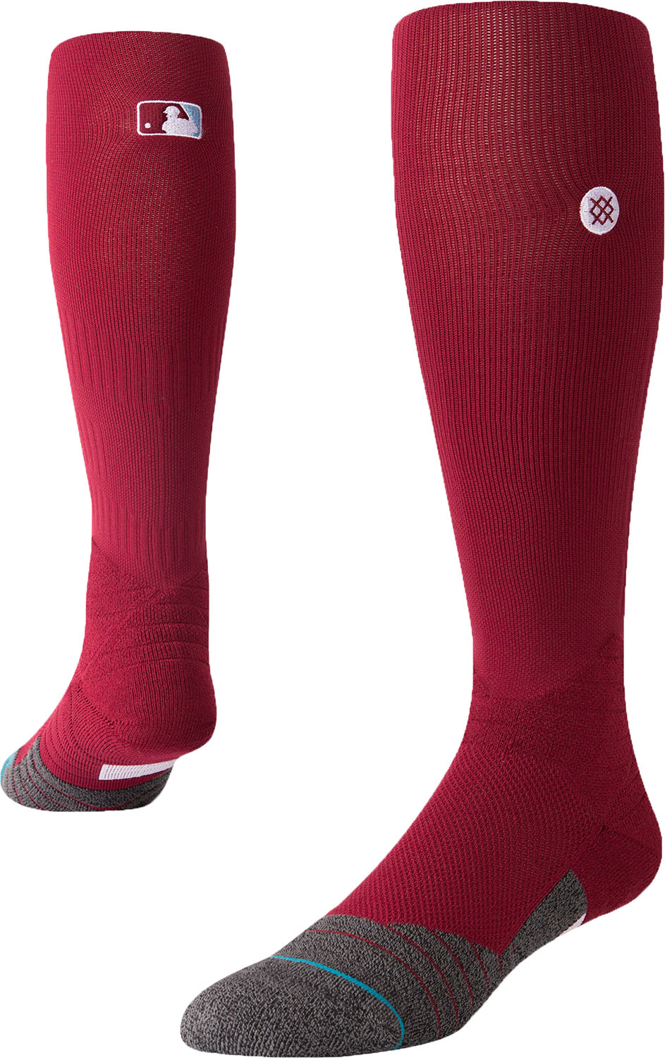 【5/18限定 ポイント10倍】 スタンス STANCE DIAMOND PRO OTC メンズ 野球用ソックス 靴下 くつ下 MLB公認 耐久性 足首クッションパッド 通気性 縫い目なし メッシュパネル 通気性 部活 M759C16DIA MRN