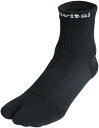 【7/20まで全品5%OFFクーポン】 アクティバイタル Activital 超立体フットサポーター ブラック S-Mサイズ 22.5-25.5cm 足首 足袋型 靴下 ソックス 強力グリップ 衝撃吸収 テーピング機能 足裏アーチケア 2884
