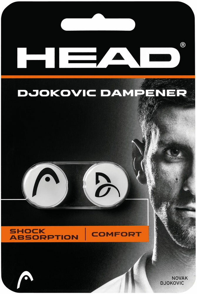 【5/20はポイントアップ実施！】 HEAD ヘッド テニス テニス 振動止め ジョコビッチ・ダンプナー 2個入り 285704