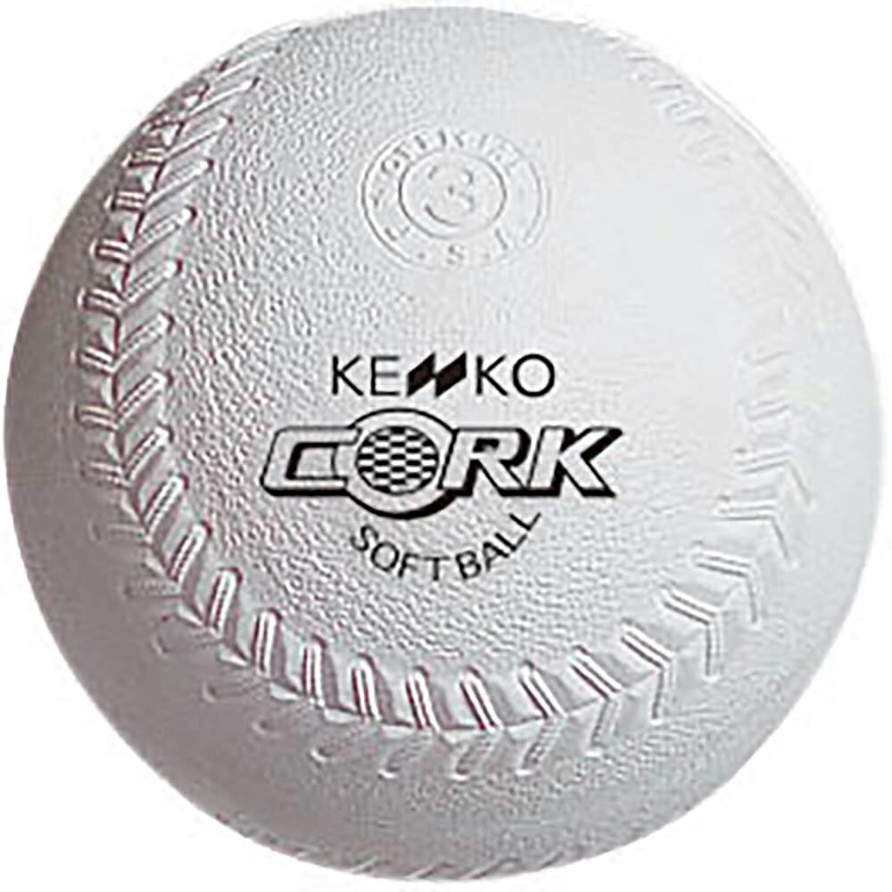ケンコー KENKO 新ケンコー ソフトボール3号 コルク芯 6個 S3CNEW