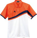 【5/18限定 ポイント10倍】 ルーセント LUCENT テニス Uni ゲームシャツ オレンジ 半袖シャツ Tシャツ メンズ レディース 男性用 女性用 試...