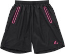 【5/16 2時までMAX3,000円OFFクーポン&Pアップ】 ルーセント LUCENT テニス Uni ハーフパンツ ブラック×ピンク メンズ レディース ...