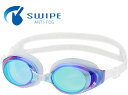 【7/18は全品5%OFFクーポン&P10倍】 ビュー VIEW スイミング フィットネス スイミングゴーグル 大人用 スワイプ アンチフォグ SWIPE 水中メガネ UVカット くもり止め ミラータイプ 選べる鼻ベルト シリコーン仕様 V630SAM BLEM