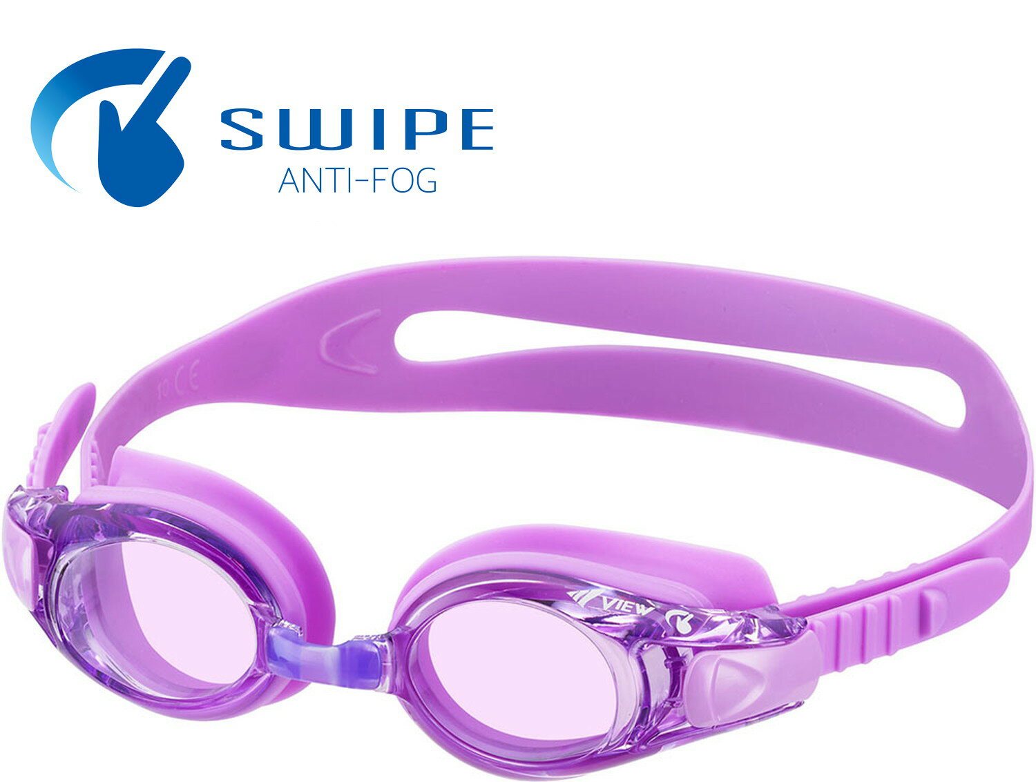 【11/25は全品4%OFFクーポン 先着200回&P10倍】 ビュー VIEW スイミング スイミングゴーグル 子ども用 スワイプ アンチフォグ SWIPE ...