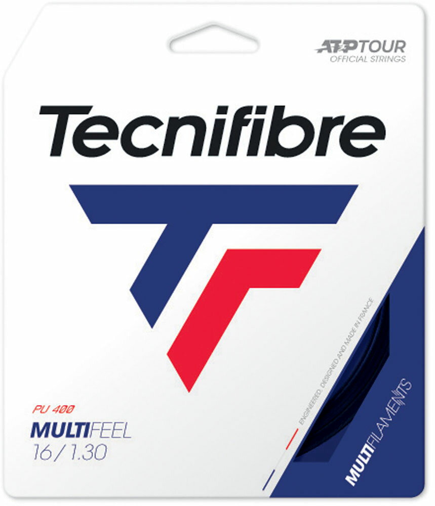 【11/30から全品3%OFFクーポン 先着100回&P10倍】 テクニファイバー Tecnifibre テニス MULTIFEEL 1.25..