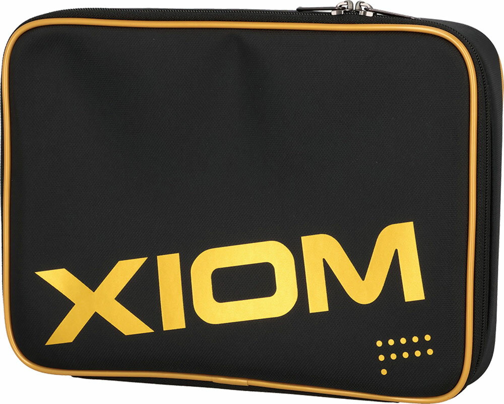 【5/10まで全品4%OFFクーポン＆Pアップ】 XIOM エクシオン 卓球 ユニフィカ ケース UNIFICA CASE ラケットケース ラケットバッグ ポーチ ボール2個収納 ラケット2本収納 インナートレー付属 スクエア型 小物入れ RAC00001 001