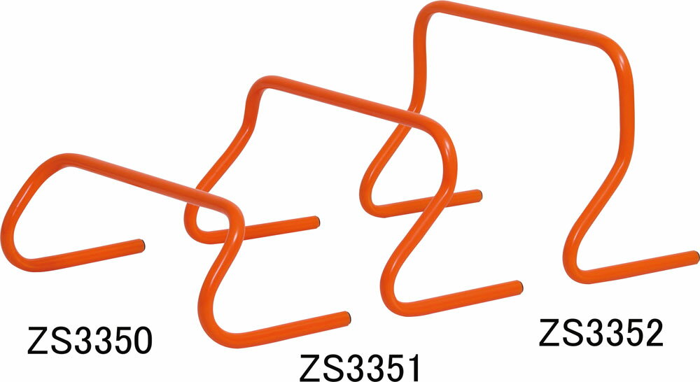 素材：本体／PVC、エンドキャップ／PPサイズ：幅47×奥21×高さ23cm重量：約0．25kg／1台原産国：台湾軽い樹脂製のミニハードルです。小学校低、中学年での障害物運動やハードル導入のトレーニング用としても使える5台組のハードルです。