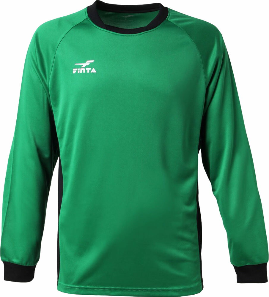 【11/20は全品4%OFFクーポン 先着200回&Pアップ】 フィンタ FINTA サッカー キーパーシャツ 長袖シャツ 吸水速乾 通気性 両肘保護パッド スタンダードフィット ゴールキーパー 練習 試合 トレーニング 部活動 クラブ活動 サークル FT3023 3100