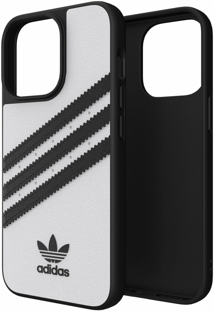 【6/4 20時～6/5限定！全品4%OFFクーポン&Pアップ】 adidas アディダス adidas Originals Moulded Case PU FW21 for iPhone 13 Pro white／black 47115 GA7430 47115