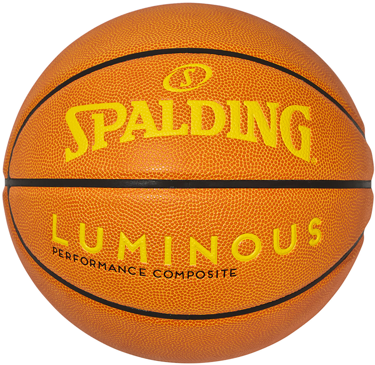 【11/18はポイント10倍】 スポルディング SPALDING バスケット ルミナス コンポジット ブラウン×イエロー SZ5 バスケットボール ネオンカラー ハンドリング 屋外向け 5号球 小学生 ミニバス 入門 シュート バスケ 77897J