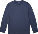 【9/5まで全品5%OFFクーポン&P20倍】 ファイテン Phiten RAKUシャツ 長袖 ネイビー XO JG624107
