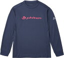 【8/11 2時まで全品3%OFFクーポン&P20倍】 ファイテン Phiten RAKUシャツ 長袖 ネイビー/ピンク O JG626006