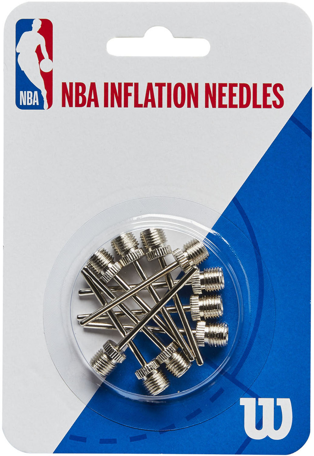 【11/20は全品4%OFFクーポン 先着200回&Pアップ】 ウイルソン Wilson バスケット NBA 空気針10本入りセット フープ ケイジャー ボール 空気入れ用ポンプ 交換 メンテナンス 持ち運び 部活動 クラブ サークル 練習 用品 ポータブル WTBA4006NB