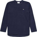 【7/18は全品5%OFFクーポン&P10倍】 ラコステ LACOSTE クラシックフィットロングスリーブTシャツ メンズ トップス ウェア Tシャツ 長袖 ロンT ワンポイント クルーネック カットソー 長袖Tシャツ ロゴT TH701999 166